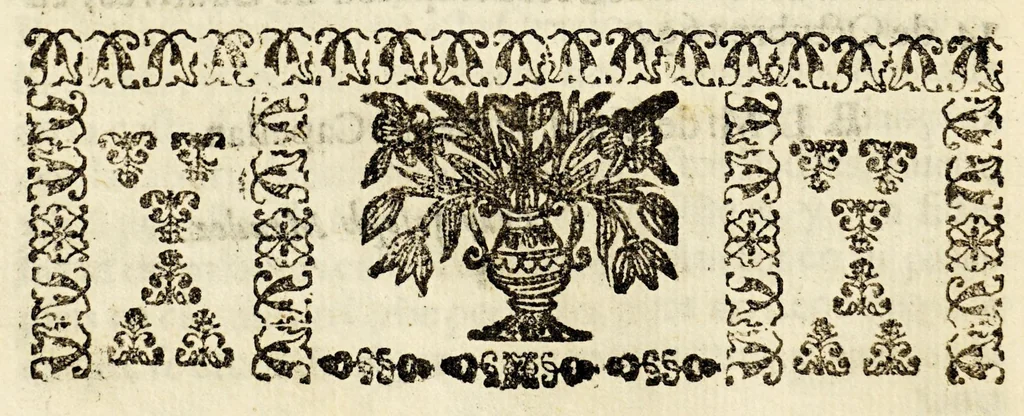 An illustration from Sermon que en la solemne profession de la madre Maria Magdalena de la Soledad, 1694, leaf 16