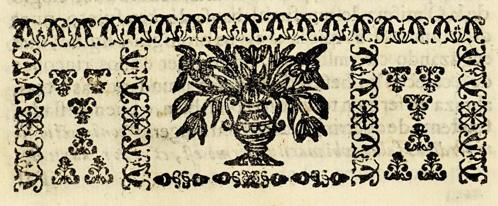 An illustration from Sermon que en la solemne profession de la madre Maria Magdalena de la Soledad, 1694, leaf 22