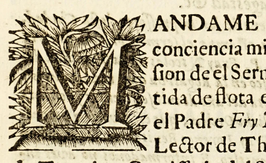 An illustration from Sermon a S. Antonio de Padua en la rogativa, que por el buen viage de la flota hizo la mission, en el Convento de N.P.S. Francisco de la ciudad de Cadiz, año de 1687., 1691, leaf 28