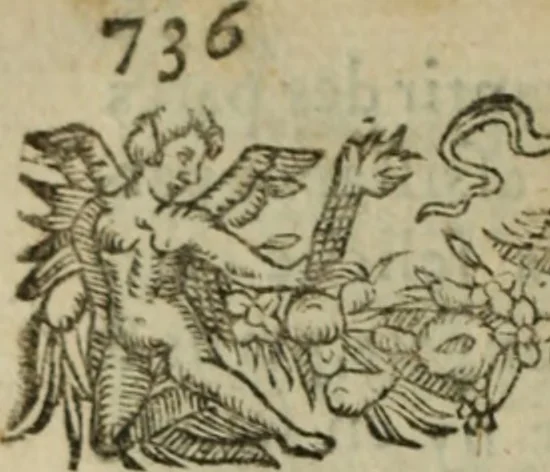 An illustration from Sermons doctes et admirables, sur tous les jours caresme, & feries de Pasques : preschez a Paris, 1626, leaf 743