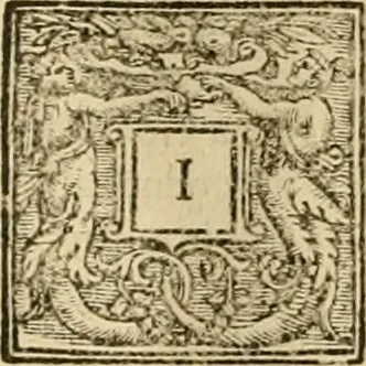 An illustration from Sermons of Master Iohn Caluin upon the booke of Iob, 1574, leaf 183