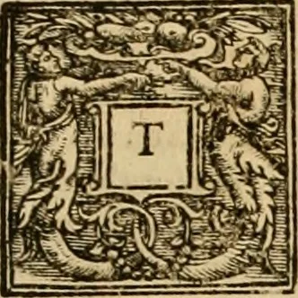 An illustration from Sermons of Master Iohn Caluin upon the booke of Iob, 1574, leaf 232