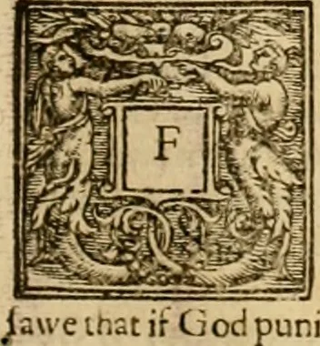 An illustration from Sermons of Master Iohn Caluin upon the booke of Iob, 1574, leaf 236