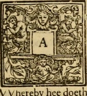 An illustration from Sermons of Master Iohn Caluin upon the booke of Iob, 1574, leaf 326