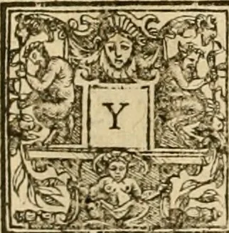 An illustration from Sermons of Master Iohn Caluin upon the booke of Iob, 1574, leaf 373