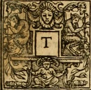 An illustration from Sermons of Master Iohn Caluin upon the booke of Iob, 1574, leaf 38