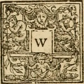 An illustration from Sermons of Master Iohn Caluin upon the booke of Iob, 1574, leaf 407