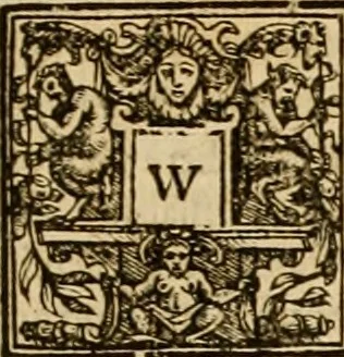 An illustration from Sermons of Master Iohn Caluin upon the booke of Iob, 1574, leaf 416