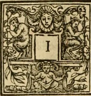 An illustration from Sermons of Master Iohn Caluin upon the booke of Iob, 1574, leaf 61