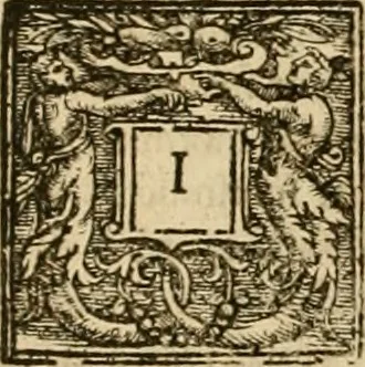 An illustration from Sermons of Master Iohn Caluin upon the booke of Iob, 1574, leaf 769