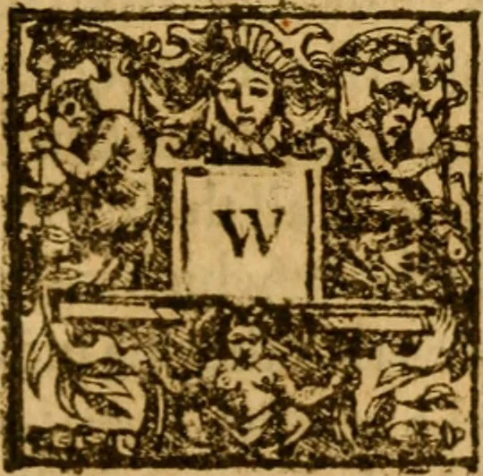 An illustration from Sermons of M. Iohn Calvine upon the Epistle of Saincte Paule to the Galathians, 1574, leaf 586