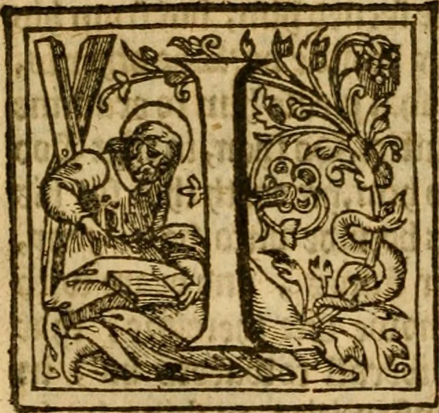 An illustration from Sermons of M. John Calvin upon the x. commandements of the lawe, given of God by Moses, otherwise called the Decalogue : gathered worde for worde, presently at his sermons, when hee preached on Deuteronomie ..., 1581, leaf 59