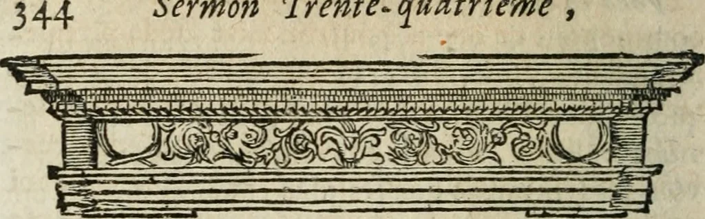 An illustration from Sermons prêchez devant son altesse roïale Madame la Duchesse d'Yorck, 1684, leaf 359