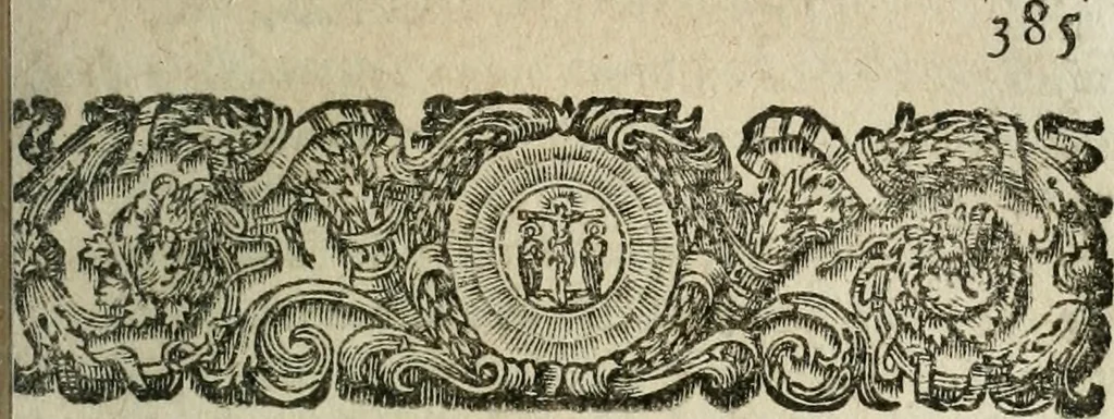 An illustration from Sermons prêchez devant son altesse roïale Madame la Duchesse d'Yorck, 1684, leaf 396