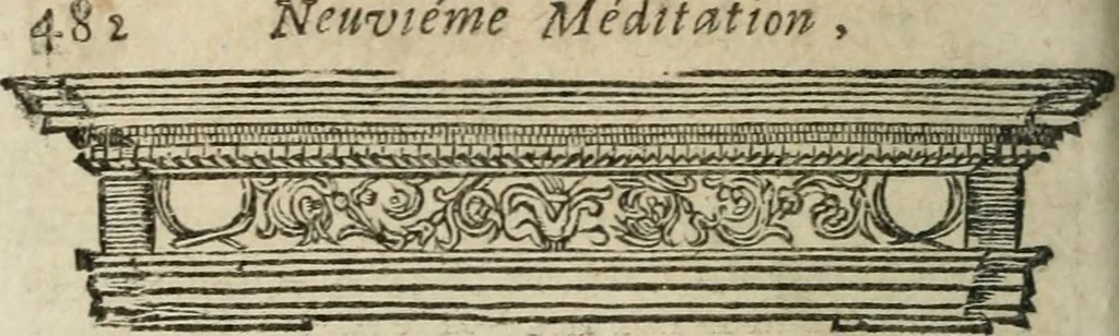 An illustration from Sermons prêchez devant son altesse roïale Madame la Duchesse d'Yorck, 1684, leaf 493