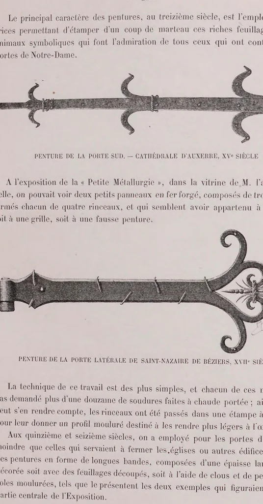 An illustration from La serrurerie ancienne a l'Exposition universelle de 1900, 1902, leaf 66