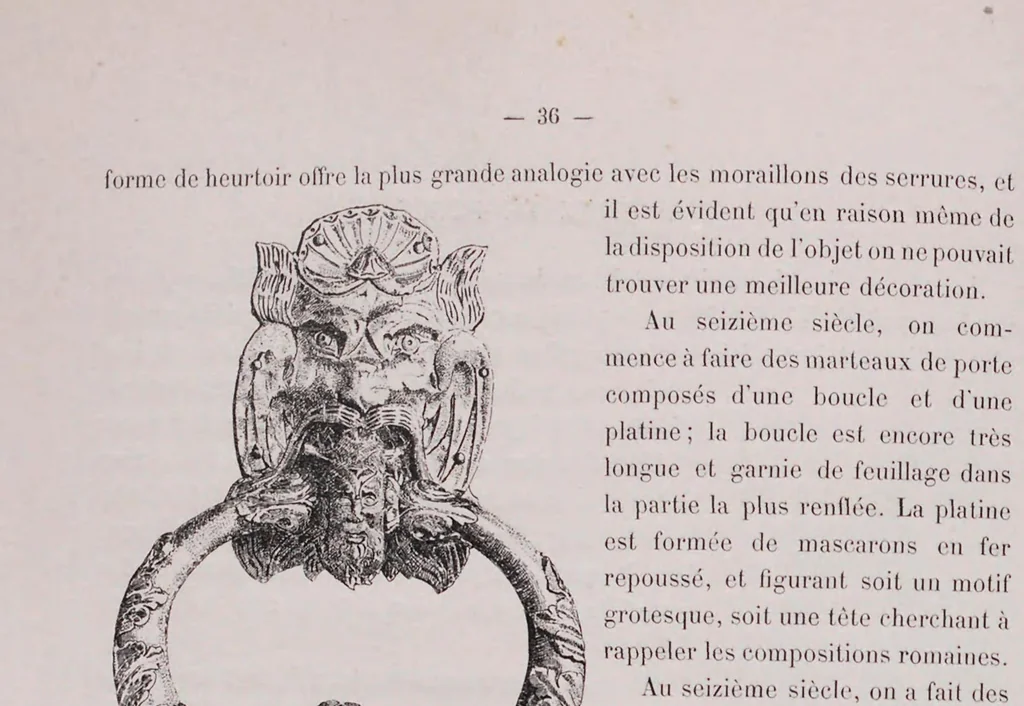 An illustration from La serrurerie ancienne a l'Exposition universelle de 1900, 1902, leaf 82