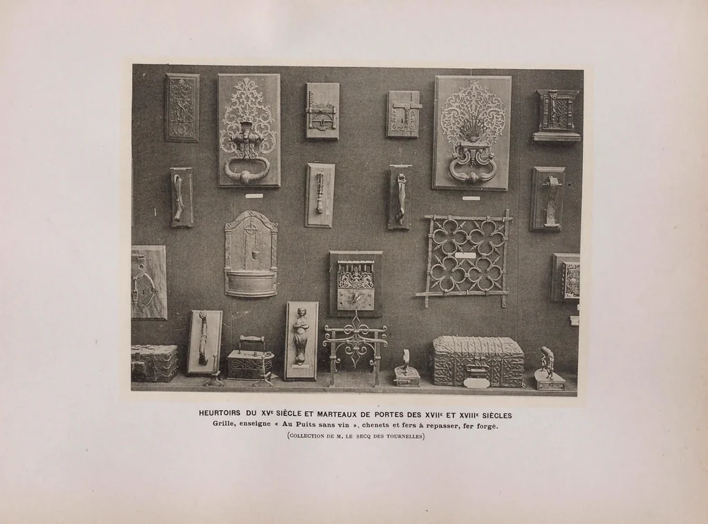 An illustration from La serrurerie ancienne a l'Exposition universelle de 1900, 1902, leaf 91