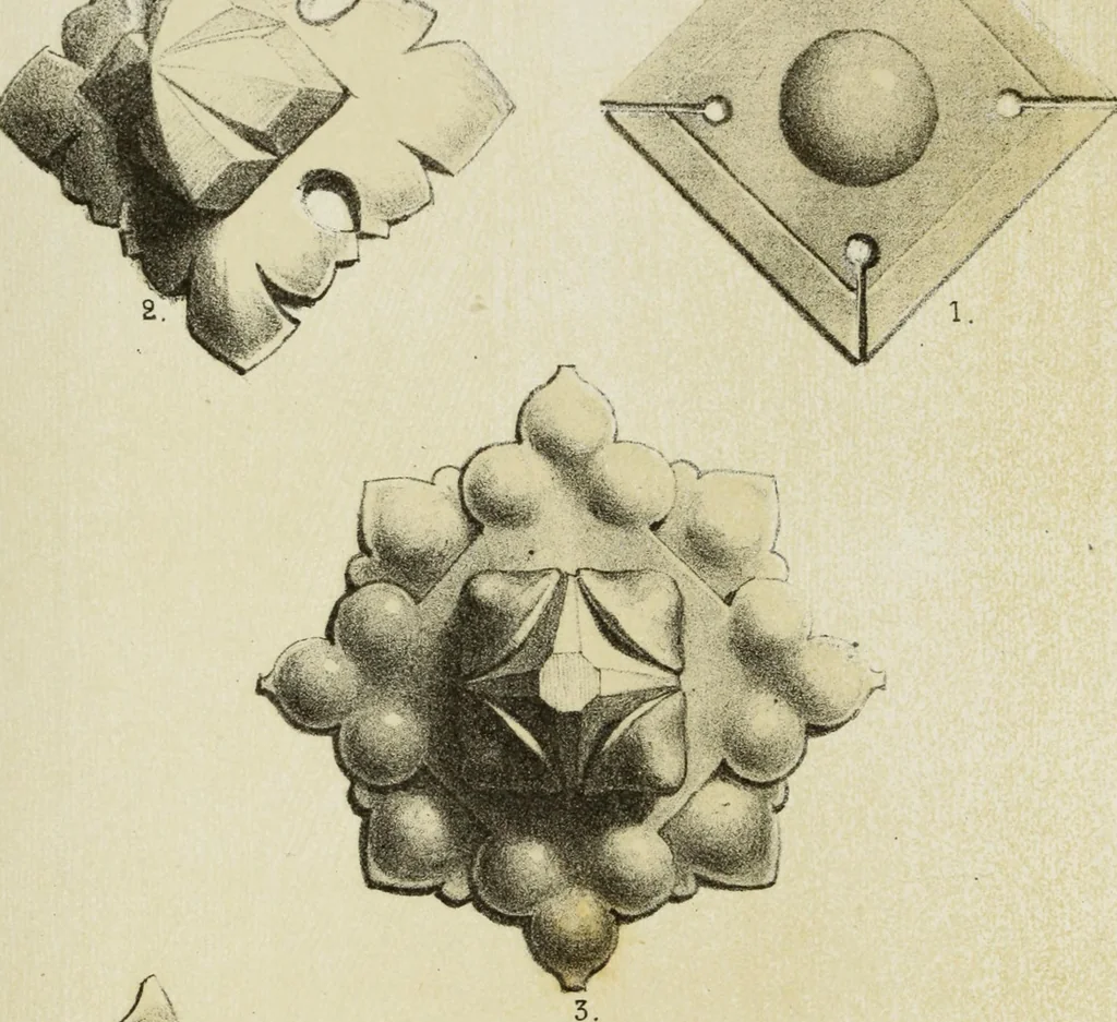 An illustration from Serrurerie du moyen-âge : les ferrures de portes, 1858, leaf 125