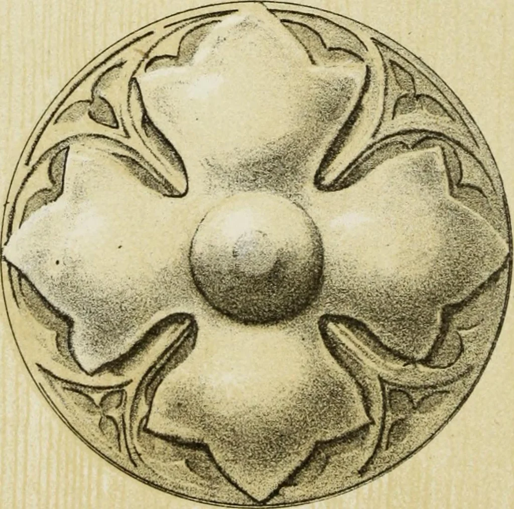 An illustration from Serrurerie du moyen-âge : les ferrures de portes, 1858, leaf 129
