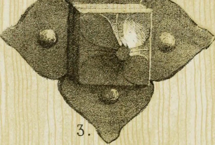 An illustration from Serrurerie du moyen-âge : les ferrures de portes, 1858, leaf 137