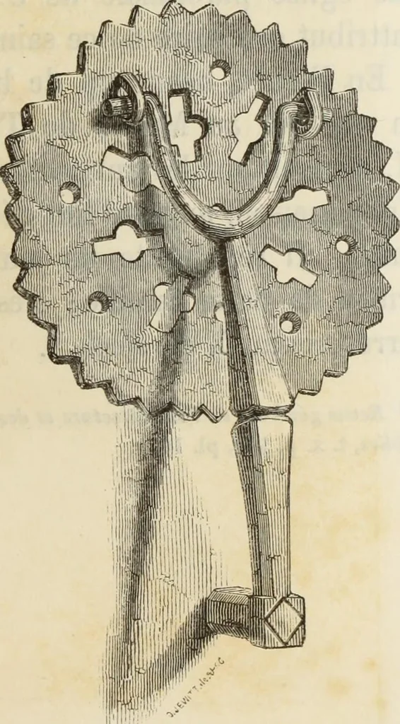 An illustration from Serrurerie du moyen-âge : les ferrures de portes, 1858, leaf 182