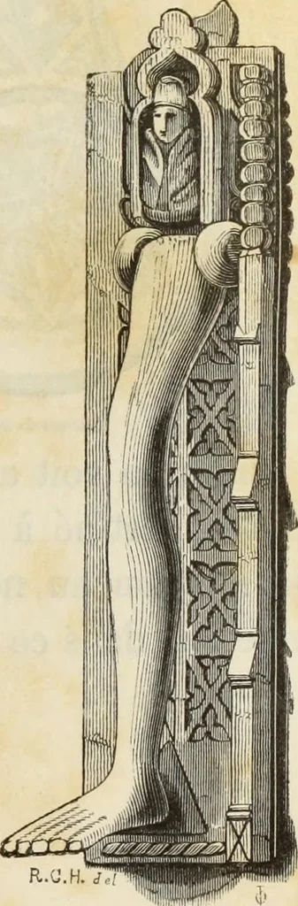 An illustration from Serrurerie du moyen-âge : les ferrures de portes, 1858, leaf 190