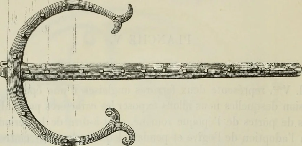 An illustration from Serrurerie du moyen-âge : les ferrures de portes, 1858, leaf 57