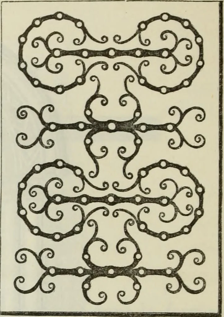 An illustration from Serrurerie du moyen-âge : les ferrures de portes, 1858, leaf 59