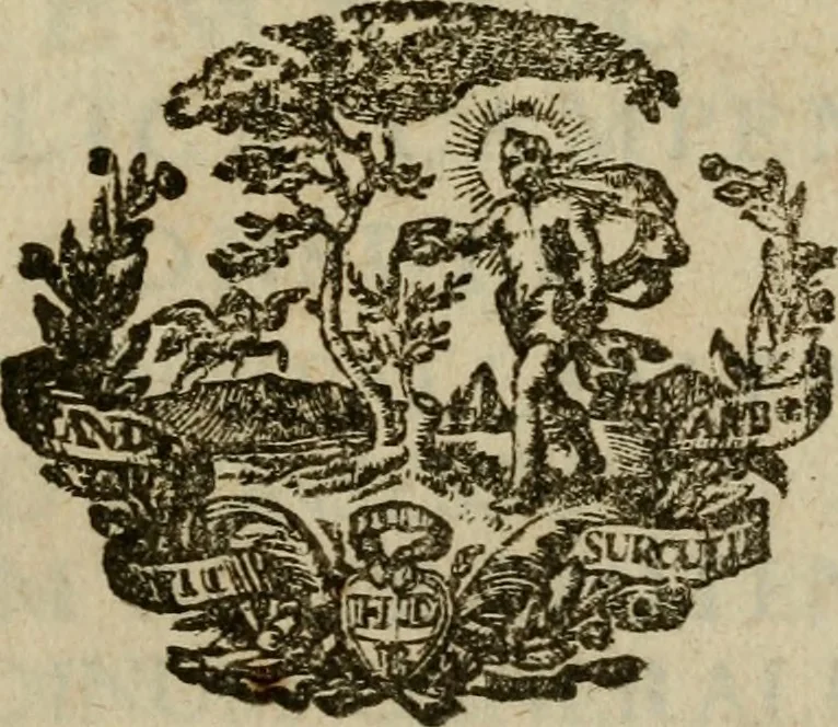 An illustration from Servatii Gallæi Dissertationes de sibyllis earumque oraculis, cum figuris æneis, 1688, leaf 8