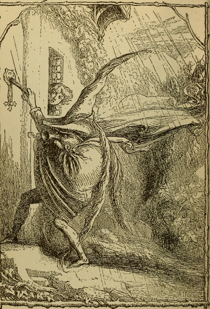 An illustration from Sesame & lilies, The two paths, & The king of the golden river, 1909, leaf 261