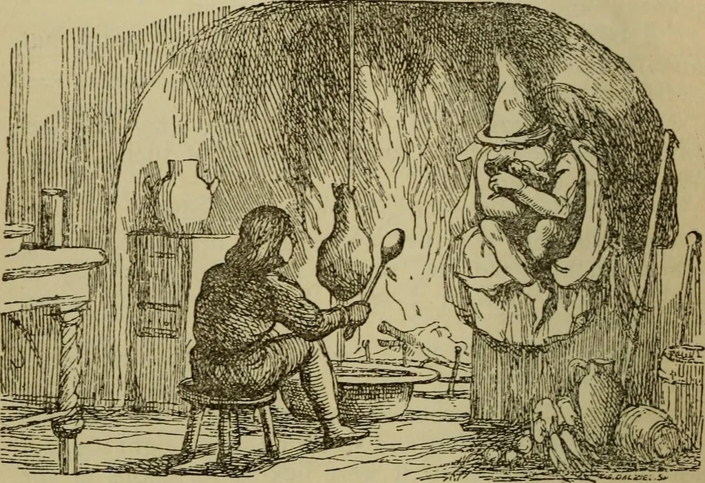 An illustration from Sesame & lilies, The two paths, & The king of the golden river, 1909, leaf 275