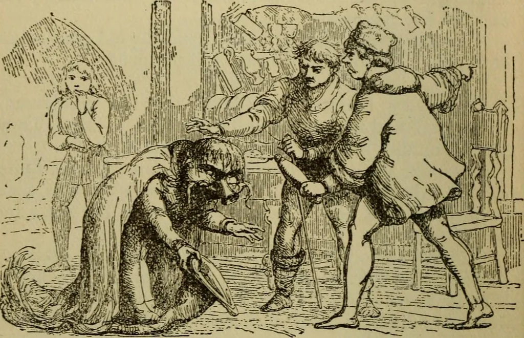An illustration from Sesame & lilies, The two paths, & The king of the golden river, 1909, leaf 277