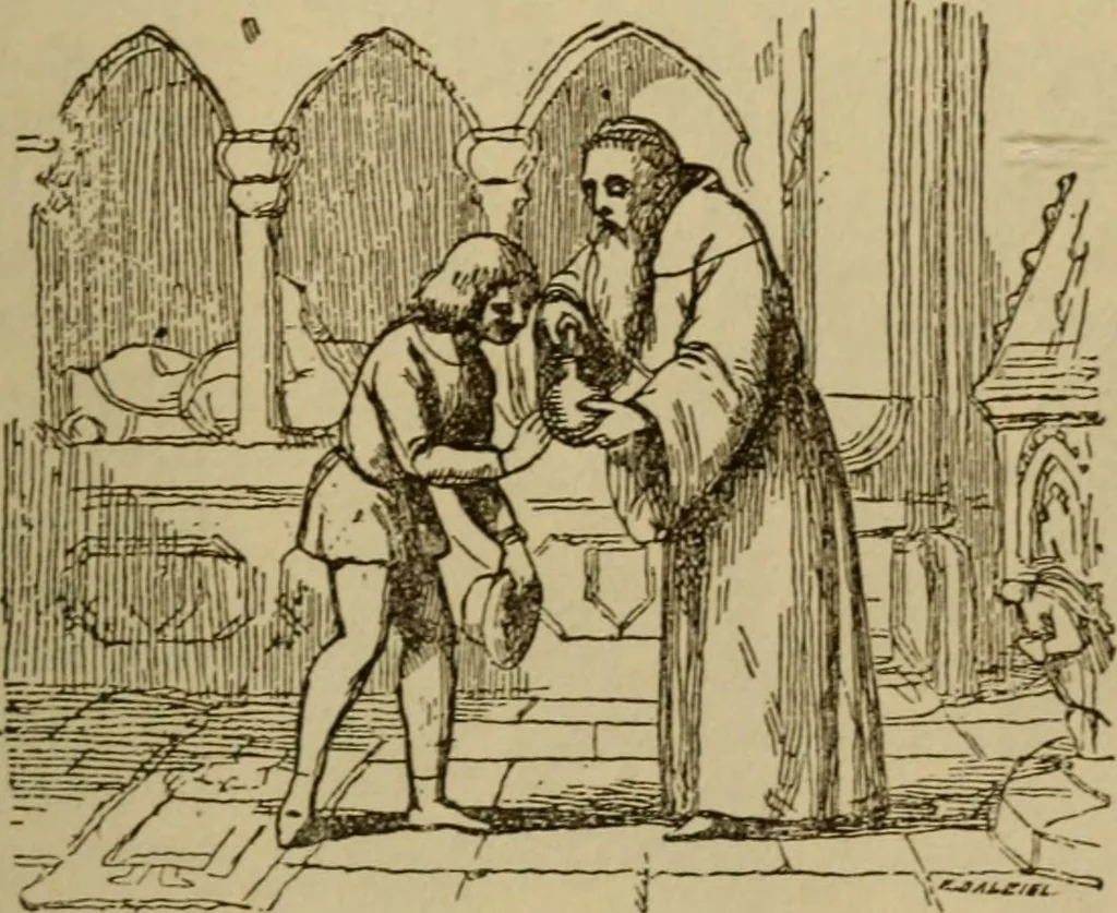 An illustration from Sesame & lilies, The two paths, & The king of the golden river, 1909, leaf 302