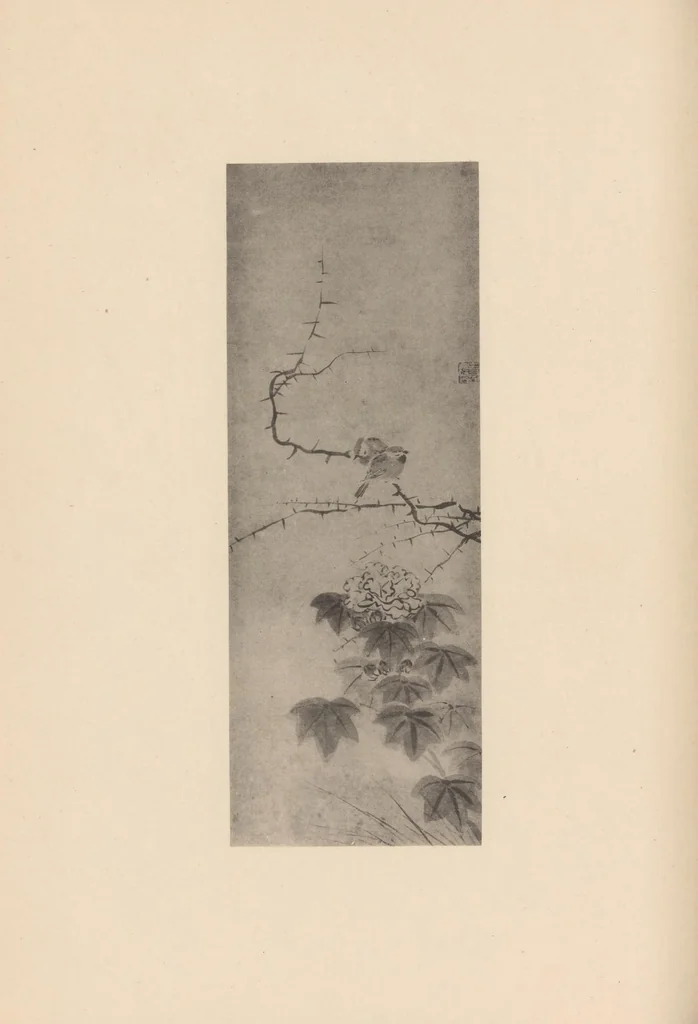 An illustration from Sesshū gasui = Selected paintings of Sesshū, 1907, leaf 51