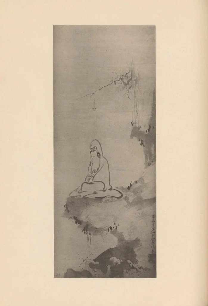 An illustration from Sesshū gasui = Selected paintings of Sesshū, 1907, leaf 55