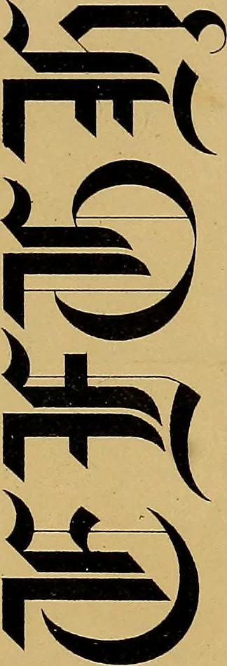 An illustration from A set of alphabets of all the various hands of modern use : with examples in each style, designed as a text book, 1877, leaf 70