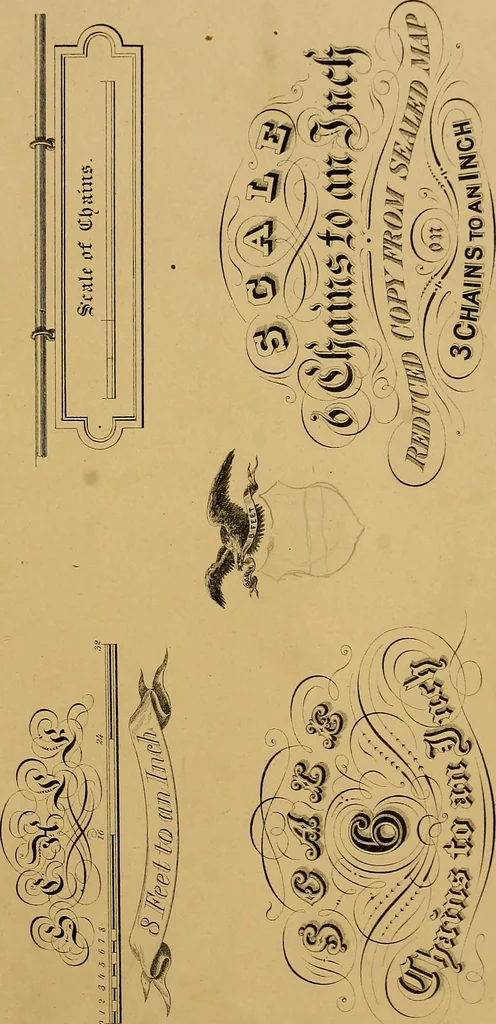 An illustration from A set of alphabets of all the various hands of modern use : with examples in each style, designed as a text book, 1877, leaf 90
