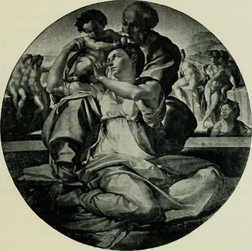 An illustration from Seven angels of the renascence, the story of art from Cimabue to Claude ;, 1905, leaf 116