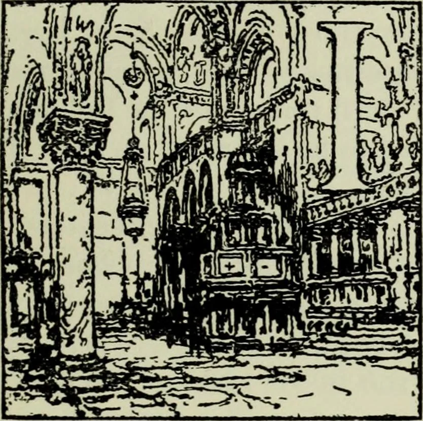 An illustration from Seven angels of the renascence, the story of art from Cimabue to Claude ;, 1905, leaf 158