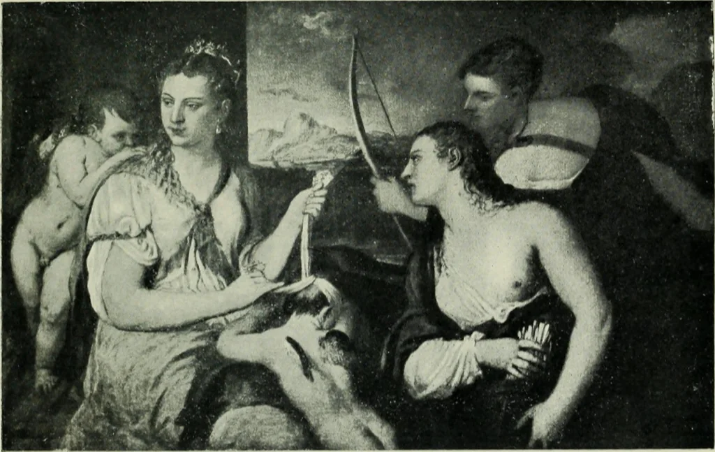 An illustration from Seven angels of the renascence, the story of art from Cimabue to Claude ;, 1905, leaf 178