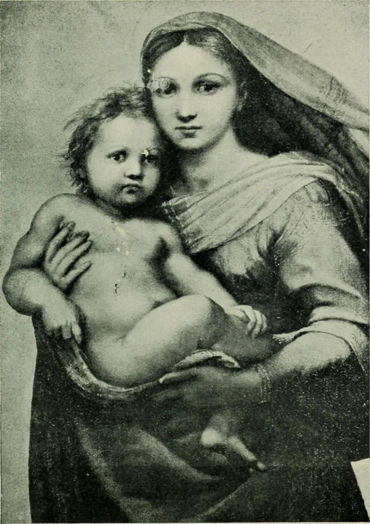 An illustration from Seven angels of the renascence, the story of art from Cimabue to Claude ;, 1905, leaf 232