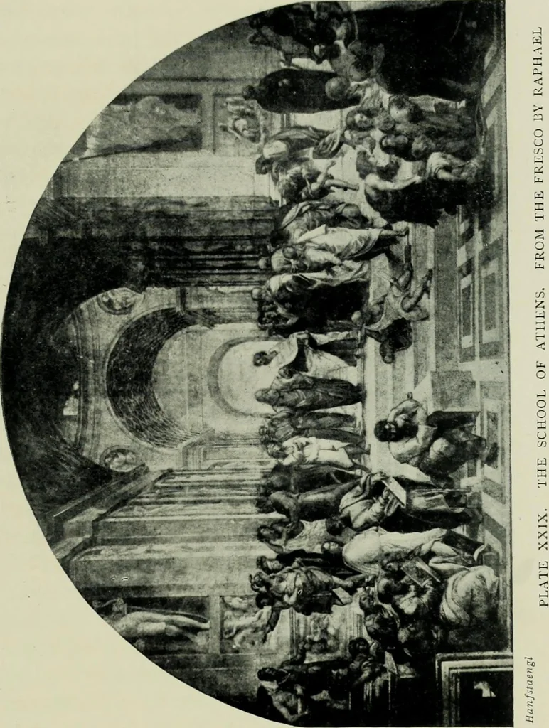 An illustration from Seven angels of the renascence, the story of art from Cimabue to Claude ;, 1905, leaf 244