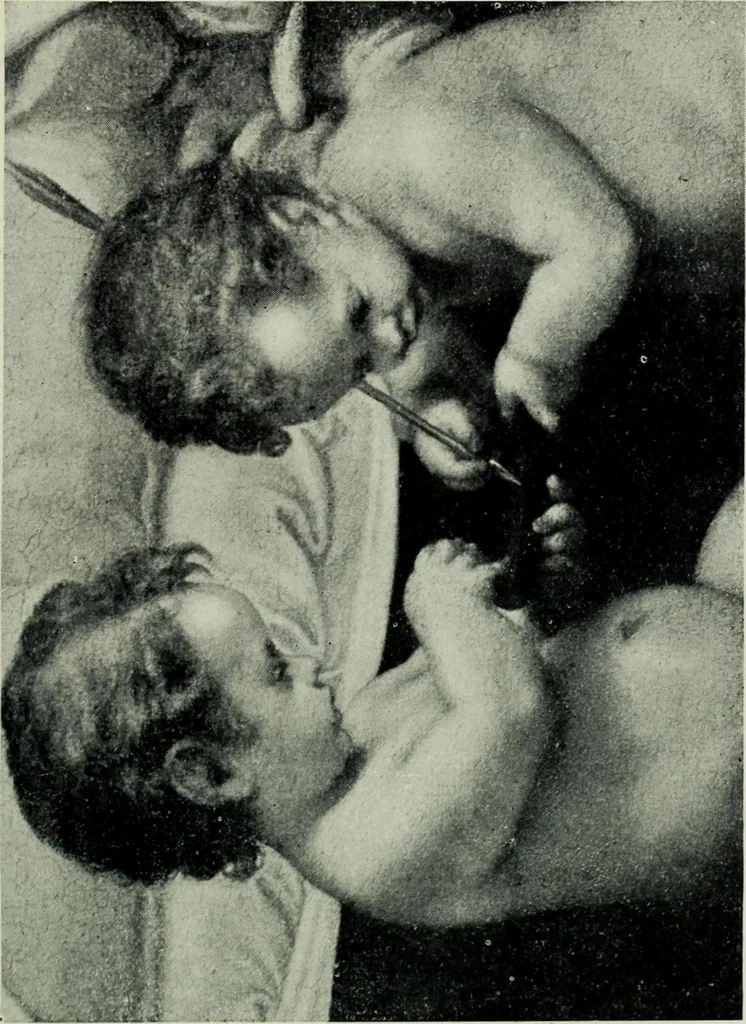An illustration from Seven angels of the renascence, the story of art from Cimabue to Claude ;, 1905, leaf 278