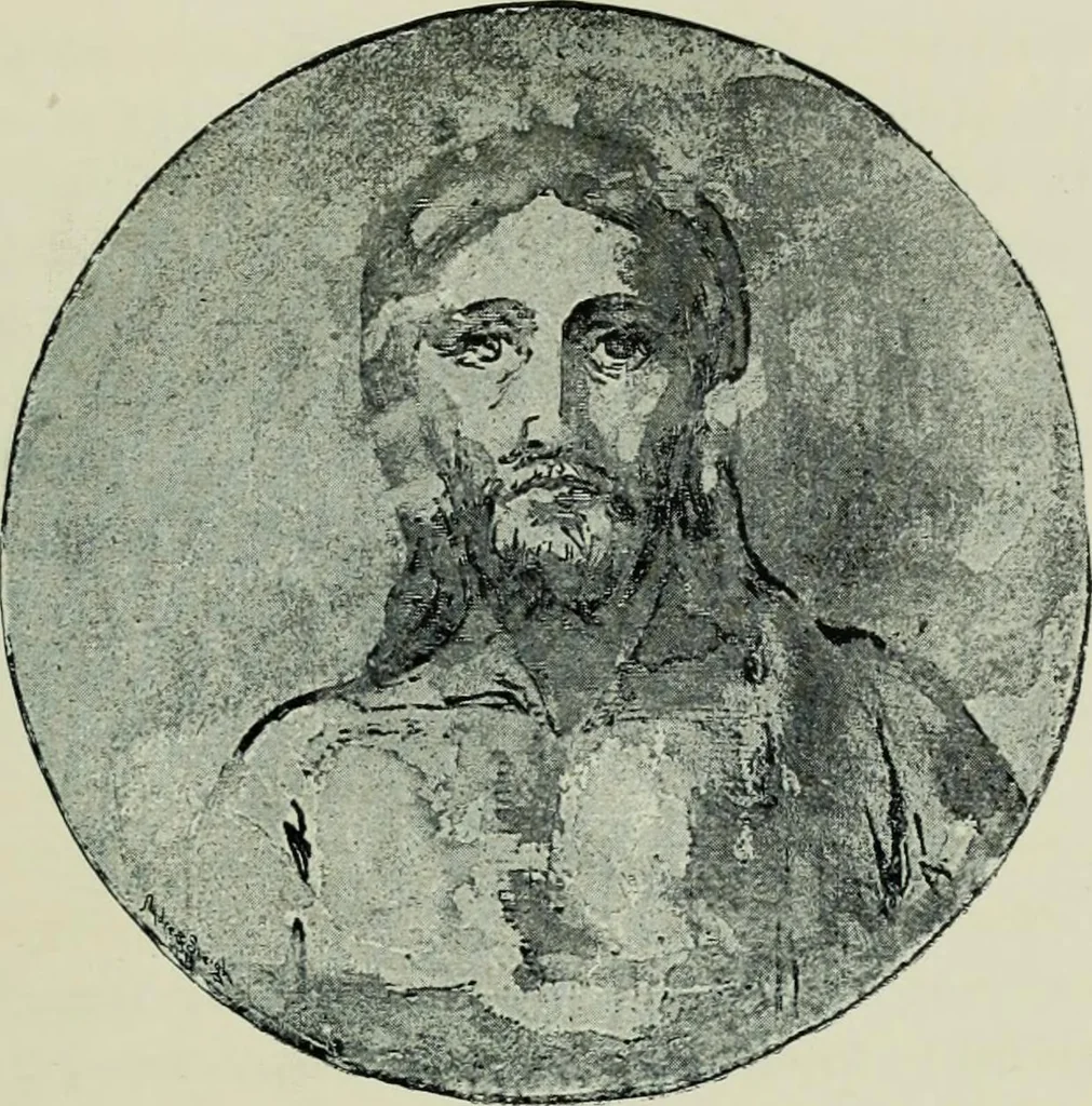 An illustration from Seven angels of the renascence, the story of art from Cimabue to Claude ;, 1905, leaf 28