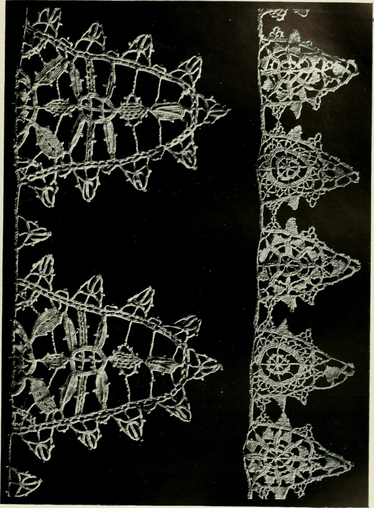 An illustration from Seven centuries of lace, 1908, leaf 106