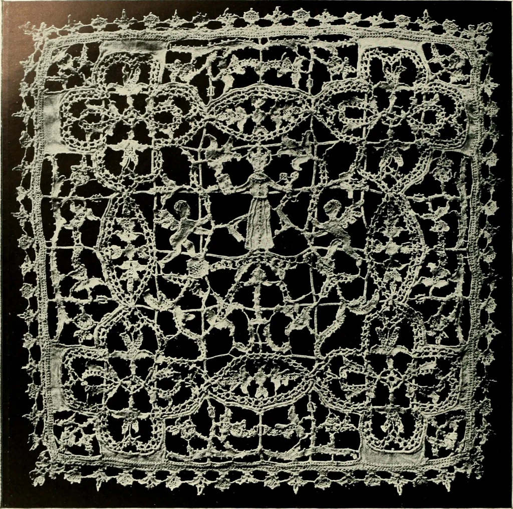 An illustration from Seven centuries of lace, 1908, leaf 107