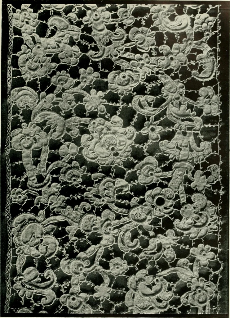 An illustration from Seven centuries of lace, 1908, leaf 120