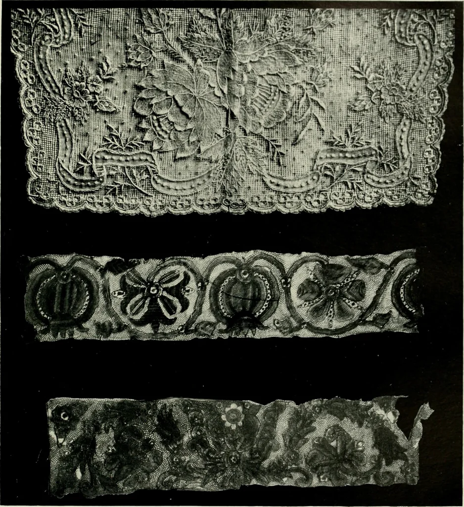 An illustration from Seven centuries of lace, 1908, leaf 154