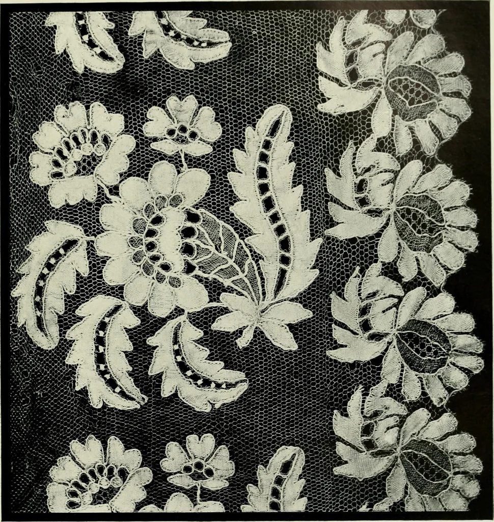 An illustration from Seven centuries of lace, 1908, leaf 186